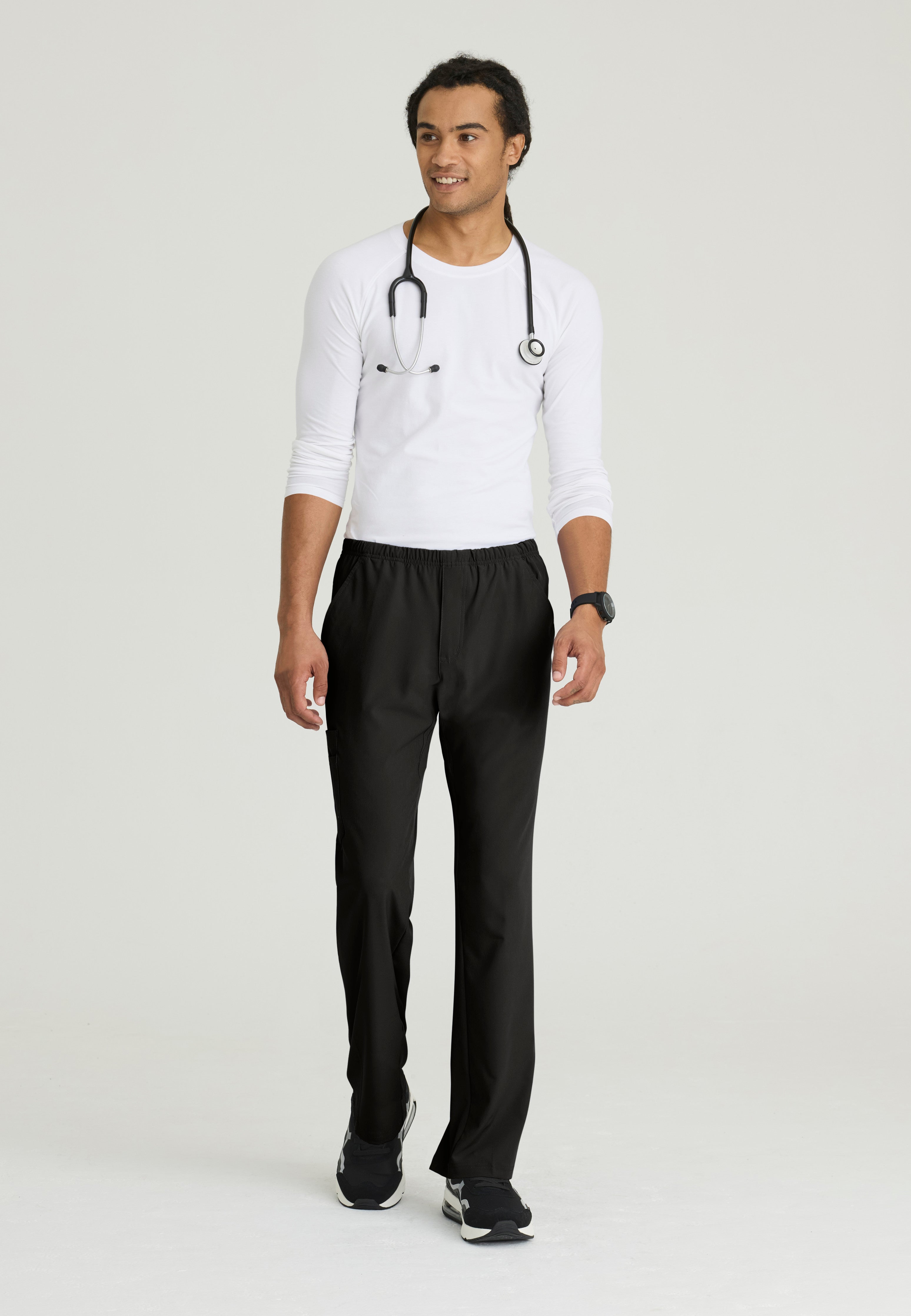 Structure 4-Pockets Zip-Fly Scrub Pant - Tall Length