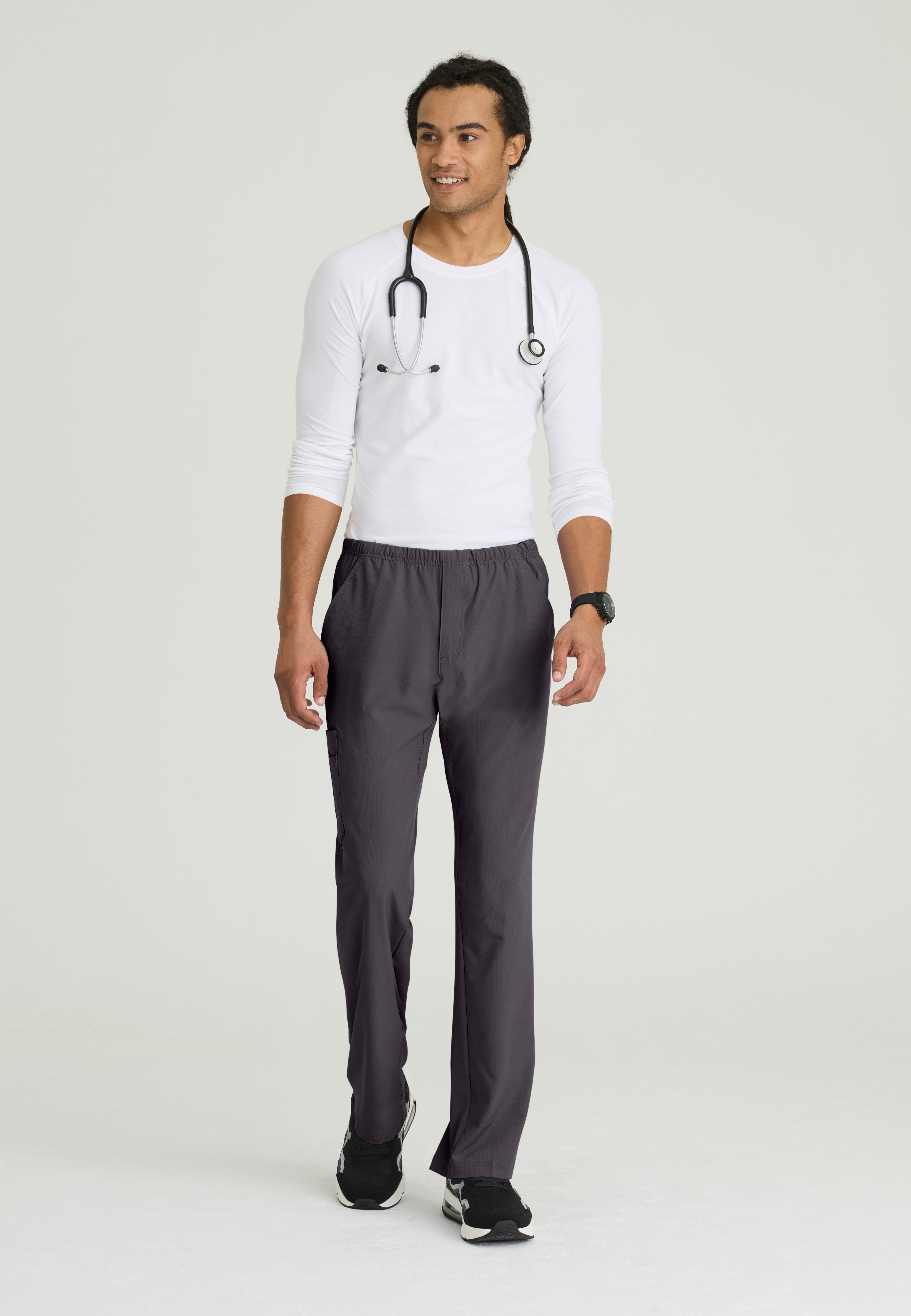 Structure 4-Pockets Zip-Fly Scrub Pant - Short Length