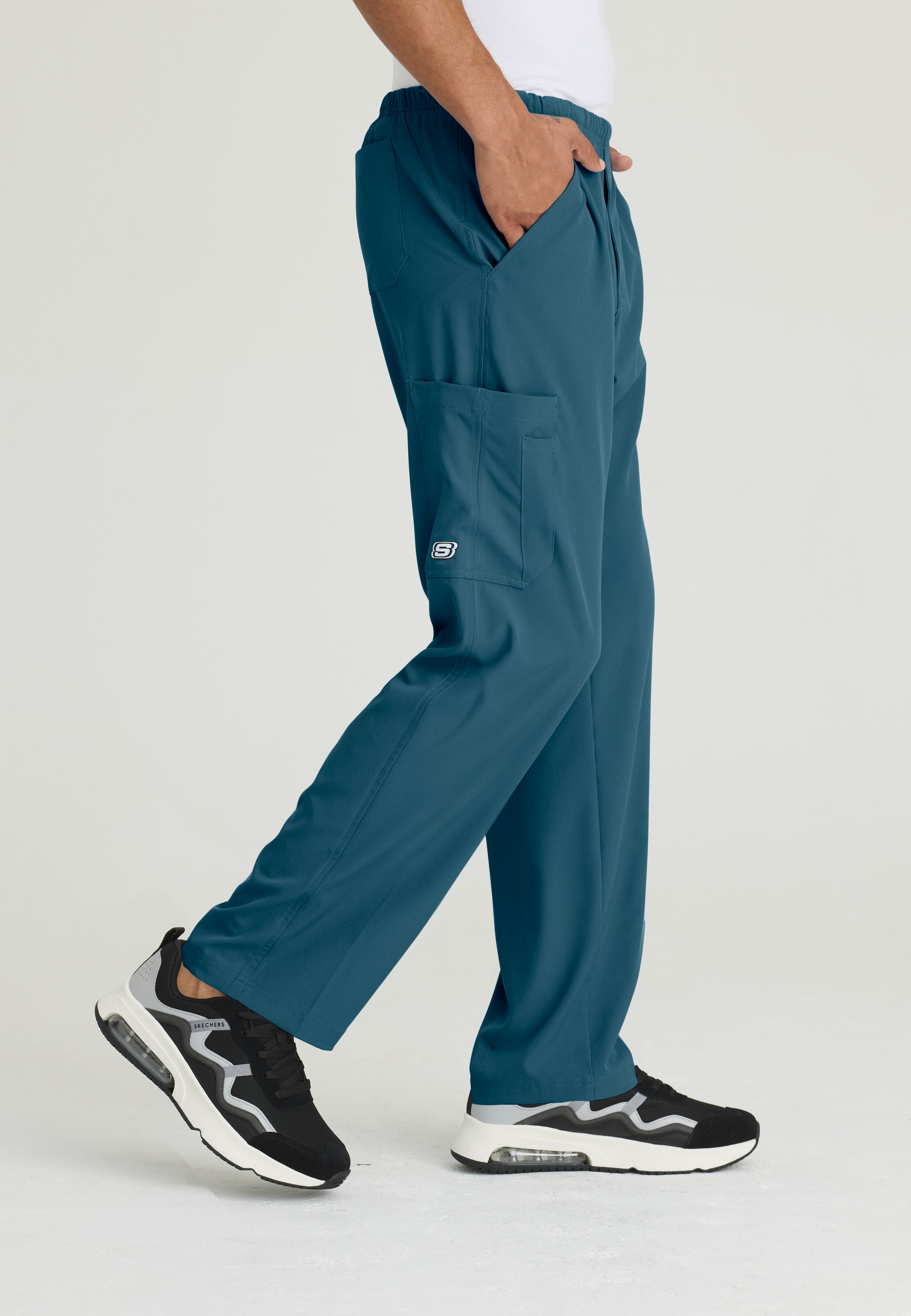 Structure 4-Pockets Zip-Fly Scrub Pant - Short Length
