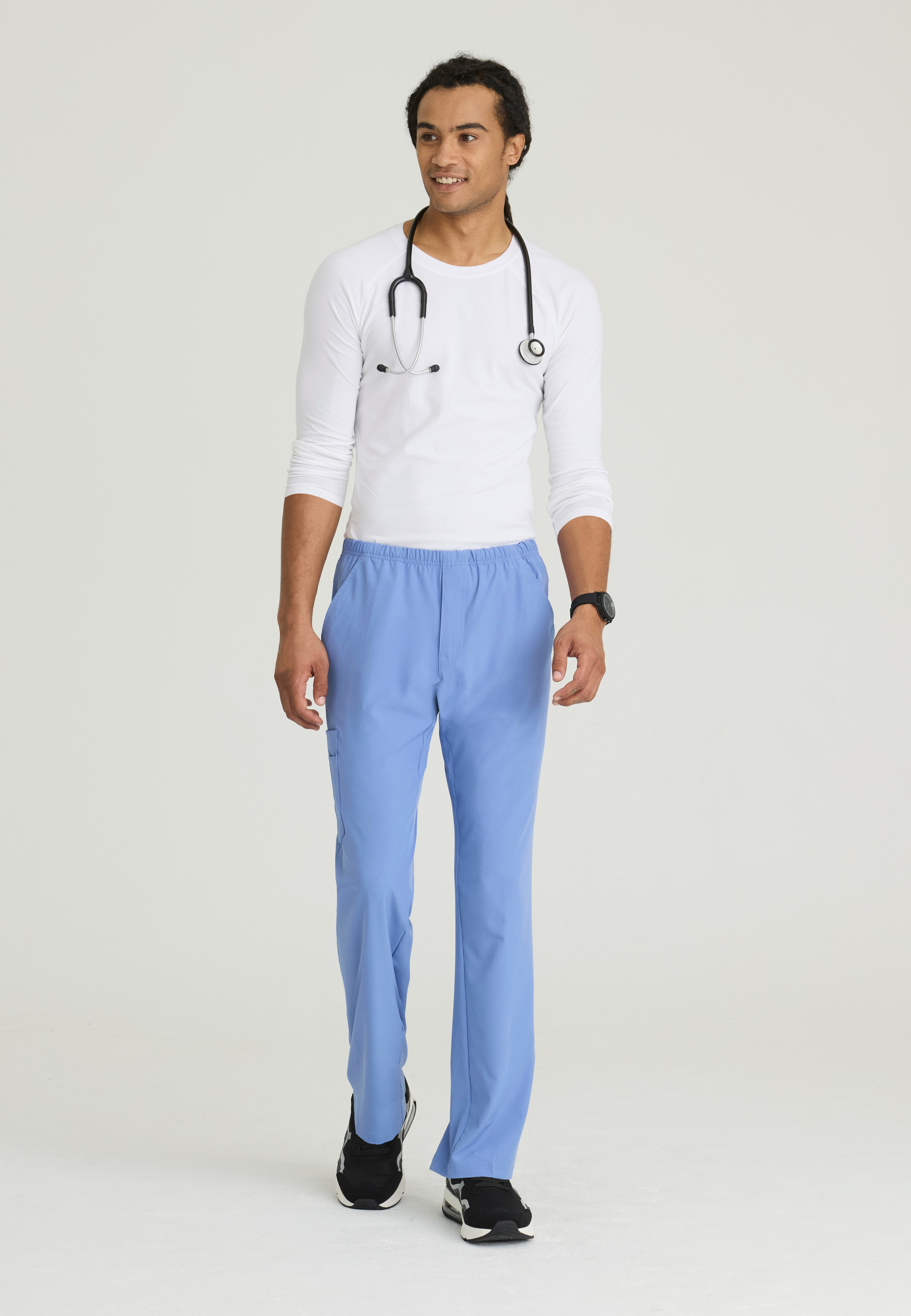 Structure 4-Pockets Zip-Fly Scrub Pant - Short Length