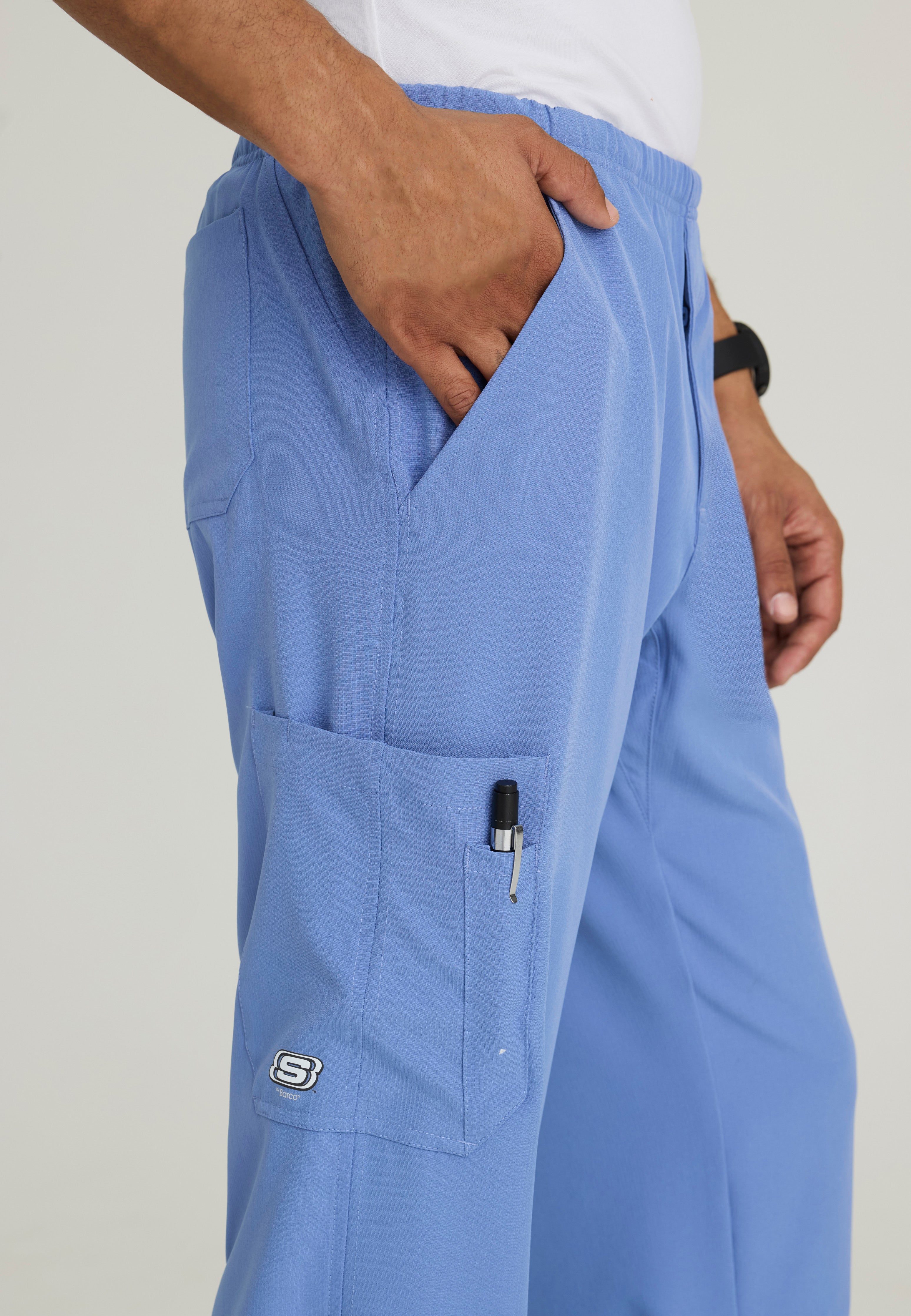 Structure 4-Pockets Zip-Fly Scrub Pant - Tall Length