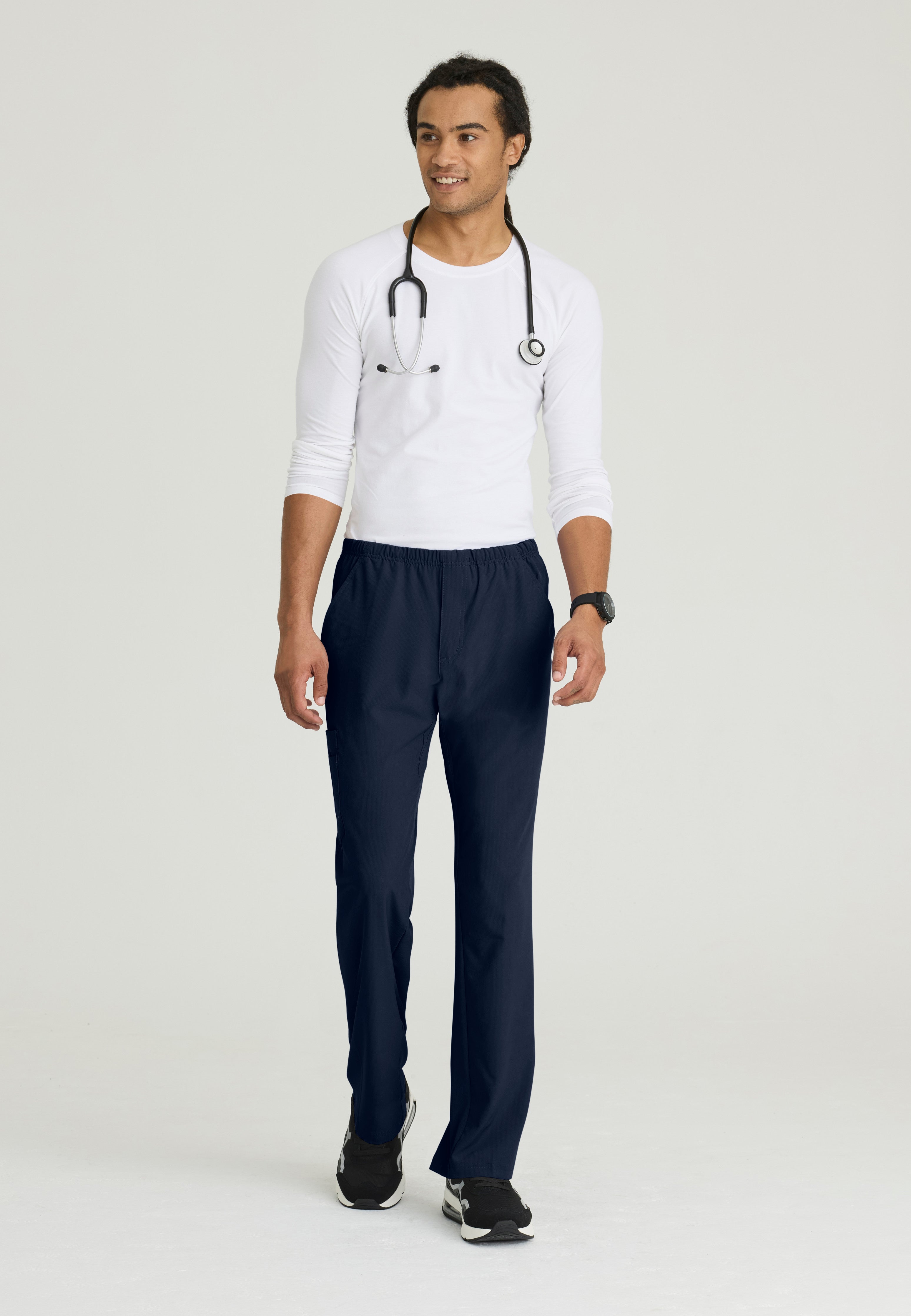 Structure 4-Pockets Zip-Fly Scrub Pant - Short Length