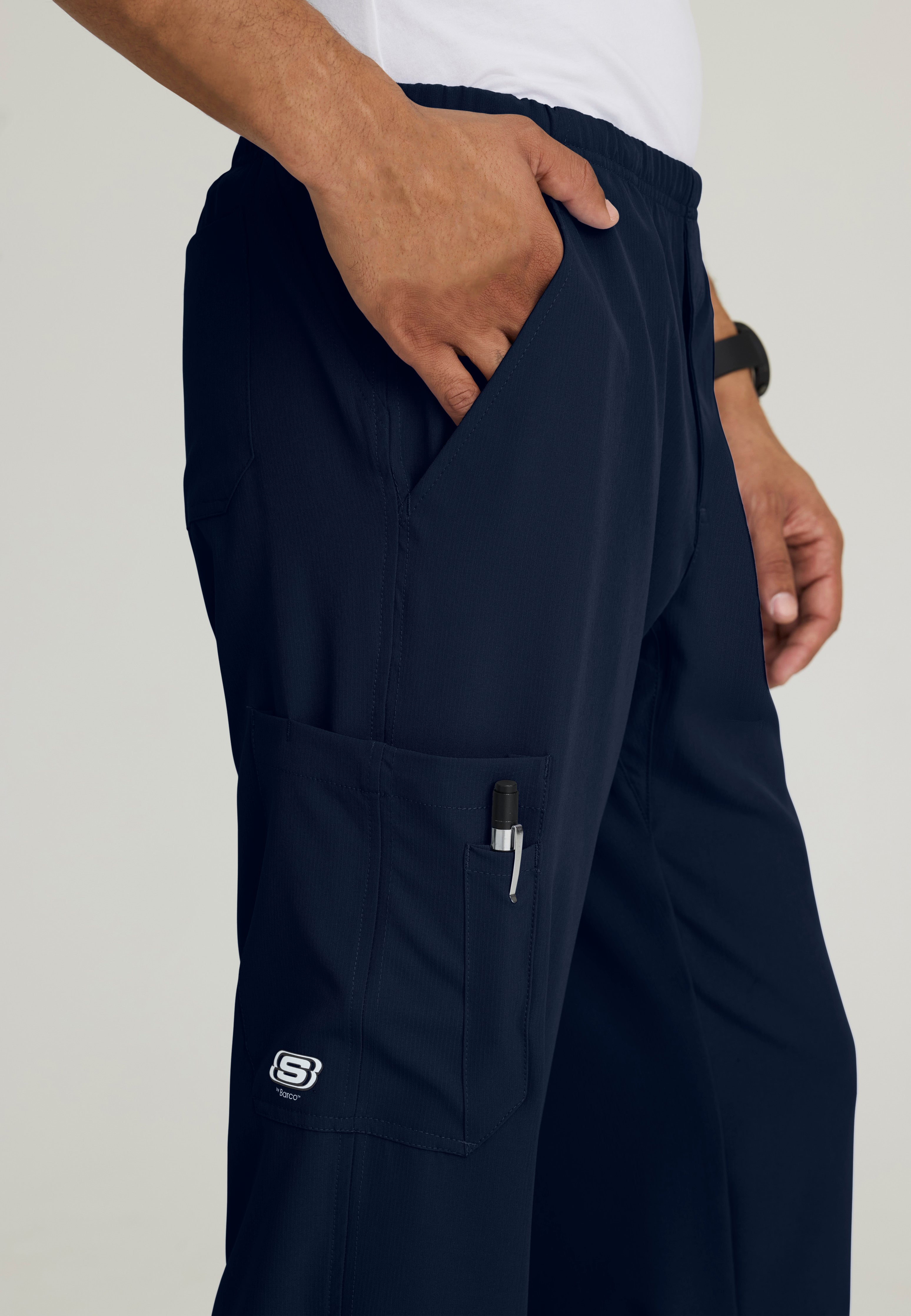 Structure 4-Pockets Zip-Fly Scrub Pant - Short Length