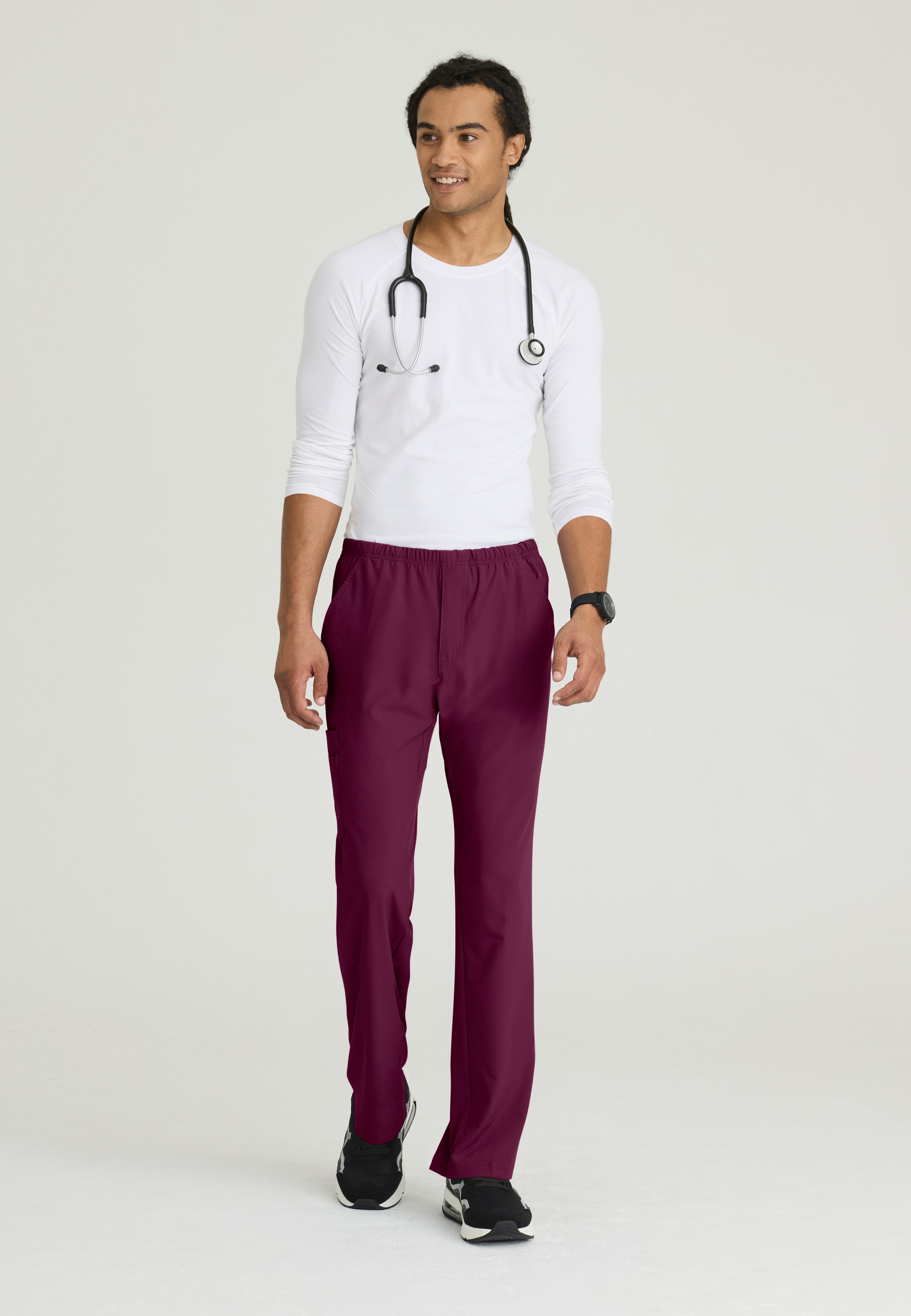 Structure 4-Pockets Zip-Fly Scrub Pant - Short Length