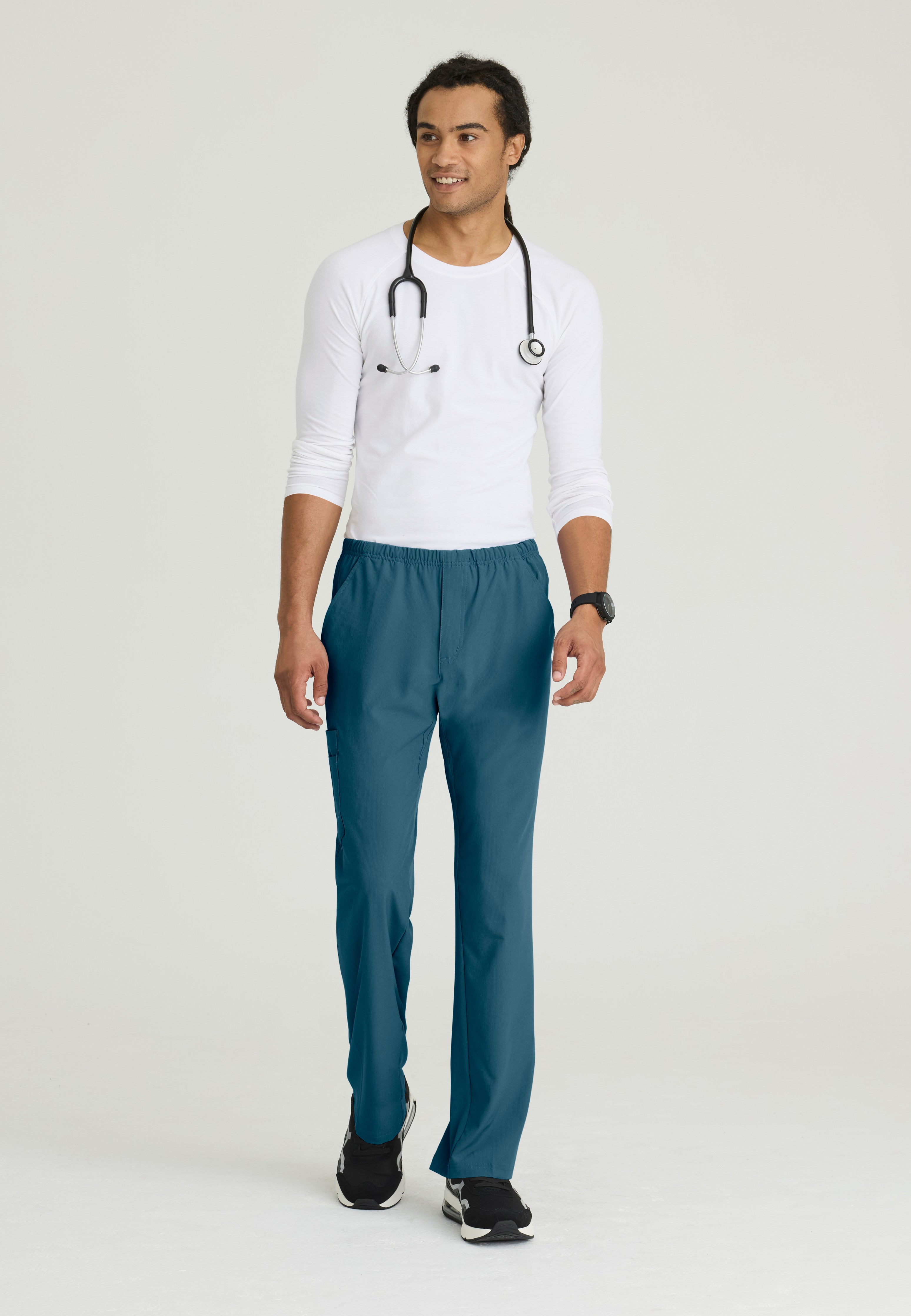 Structure 4-Pockets Zip-Fly Scrub Pant - Short Length