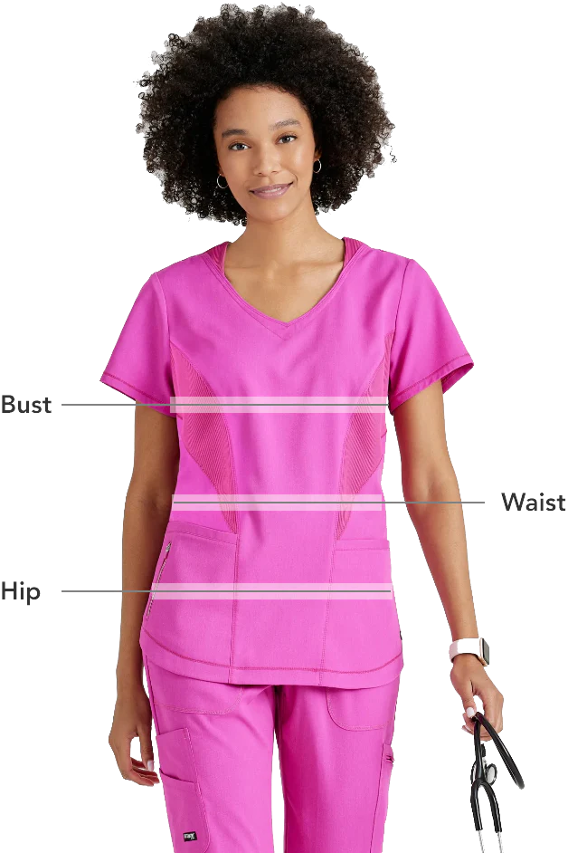 How to accurately measure your fit for scrubs and apparel for women: A Guide To Choose The Right Size